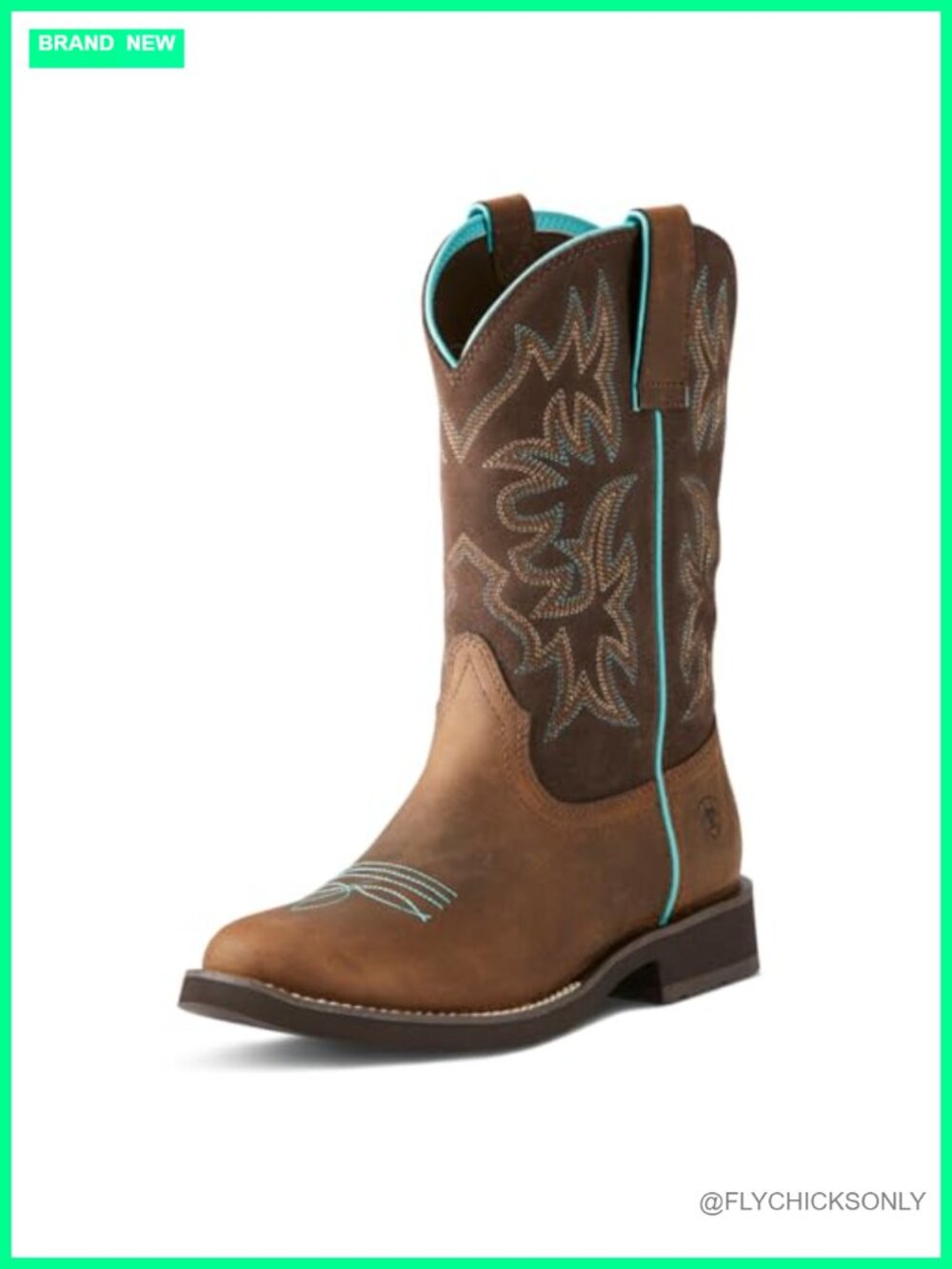 Ariat Delilah Round Toe Western Work Boot Leather 4LR Pro Crepe Light Mid-Calf